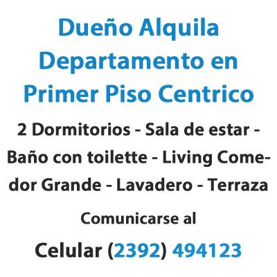 Dueño Alquila Departamento