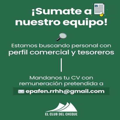 Súmate a nuestro equipo