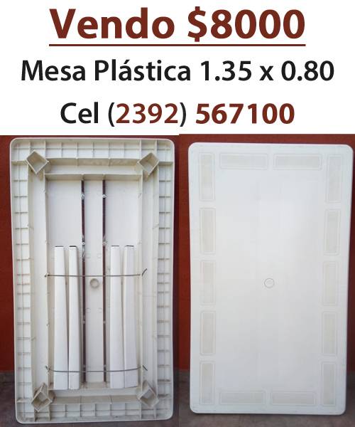 Vendo Mesa Plástica