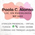 Psicóloga Paola Alonso