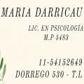 María Darricau Psicóloga