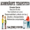 Ernesto García Acompañante Terapéutico