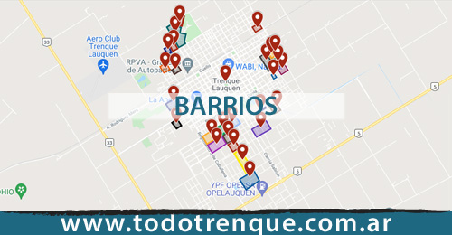 Barrios en Trenque Lauquen