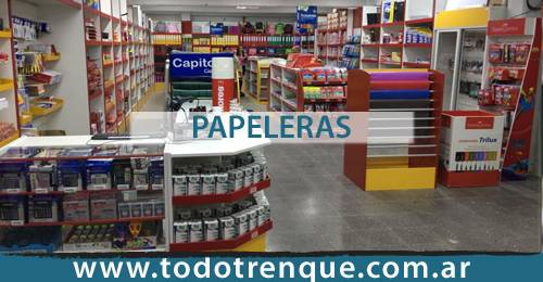 Papeleras en Trenque Lauquen