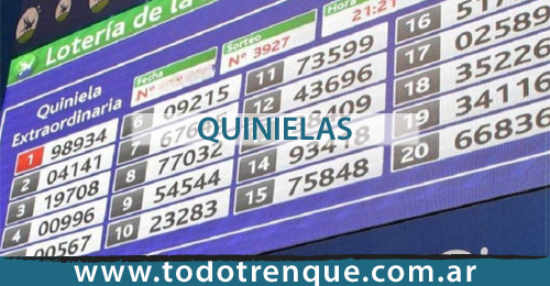 Quiniela en Trenque Lauquen