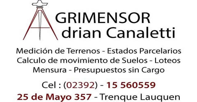 Agrimensor Adrian Canaletti