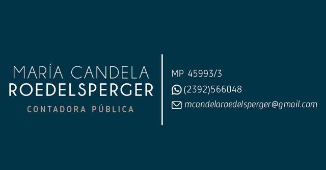 Candela Roedelsperger Contadora