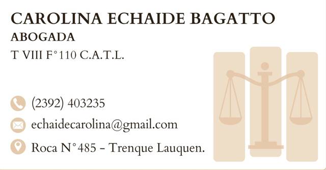 Carolina Echaide Bagatto