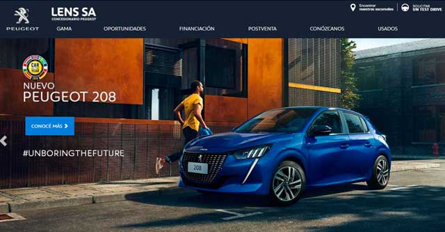 Lens Peugeot