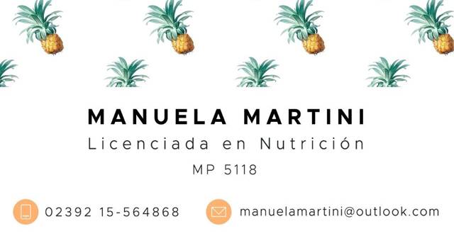 Manuela Martini Nutricionista