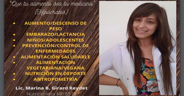 Nutricionista Marina Girard