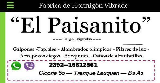 Premoldeados El Paisanito