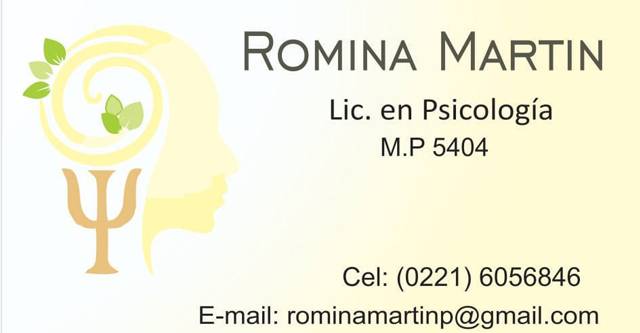 Psicóloga Romina Martín