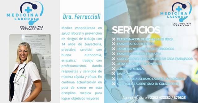 Medica Laboral Virginia Ferraccioli